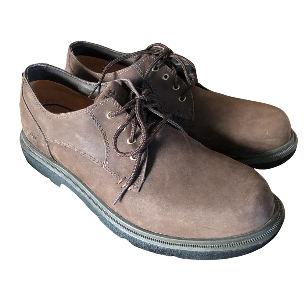 Timberland waterproof Montgomery PTO suede brown shoes men's size‎ 10.5
